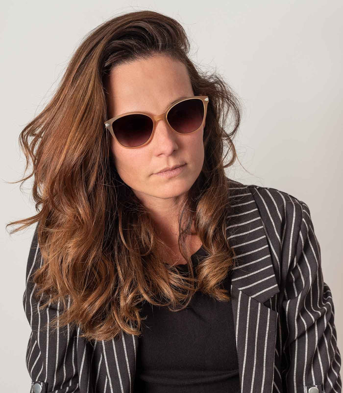 High Hat Almond Reality Sunglasses HIGH HAT – Reality Eyewear main image 4